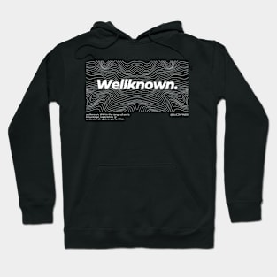 Contour Lines Wellknown Hoodie